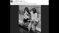 Ace Frehley with his wife and daughter. (Image via Facebook)
